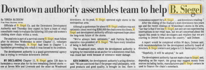 B. Siegel - Feb 1985 Article On Dda Assist